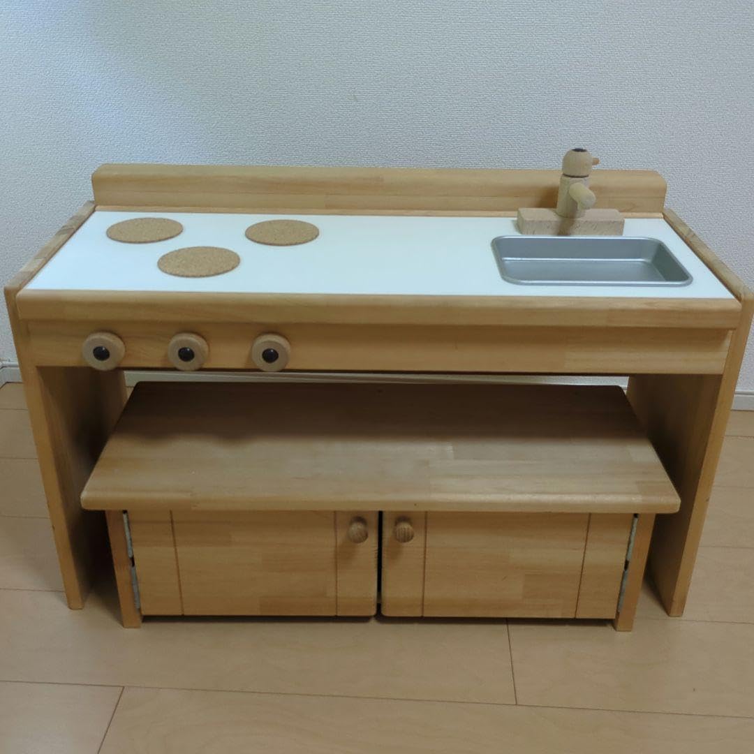 Amazon | pap&mam 2way おままごとキッチン デスク | セット | おもちゃ